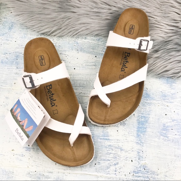 white mia sandals